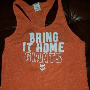 Pink Victoria Secret x SF Giants Tank Size Large